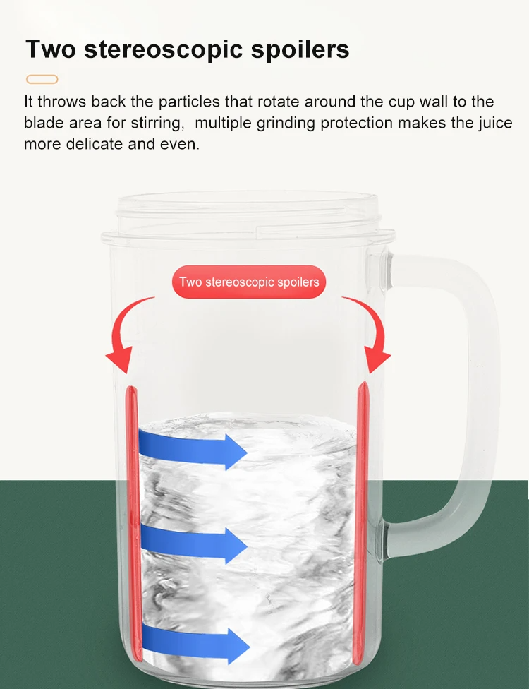 Portable Mini Juicer Blender Jar