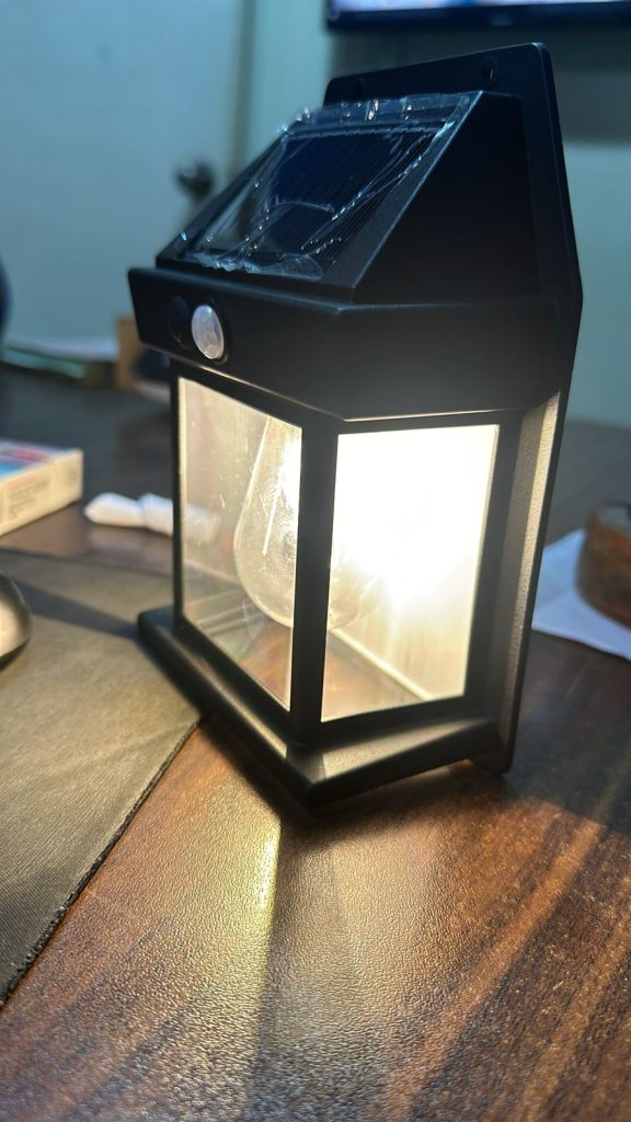 Solar Tungsten Filament Lamp Outdoor Waterproof